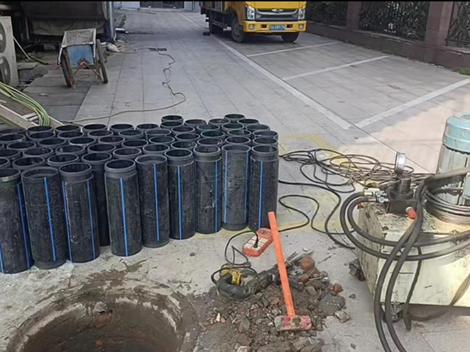索县PE置换管厂家 DN315置换管 非开挖管短管置换